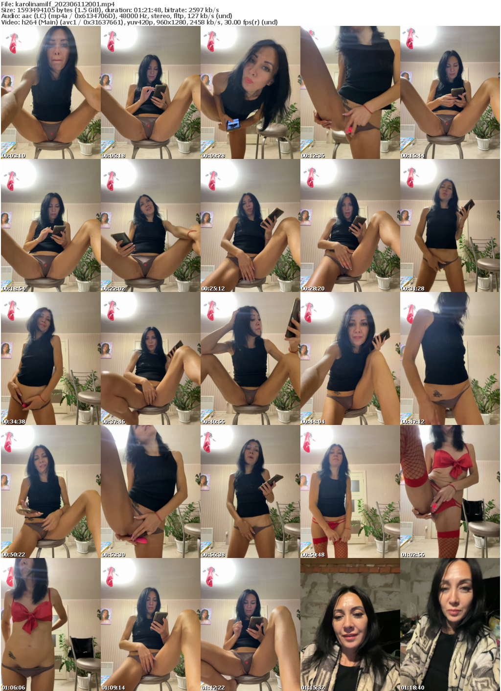 Preview thumb from karolinamilf on 2023-06-11 @ bongacams