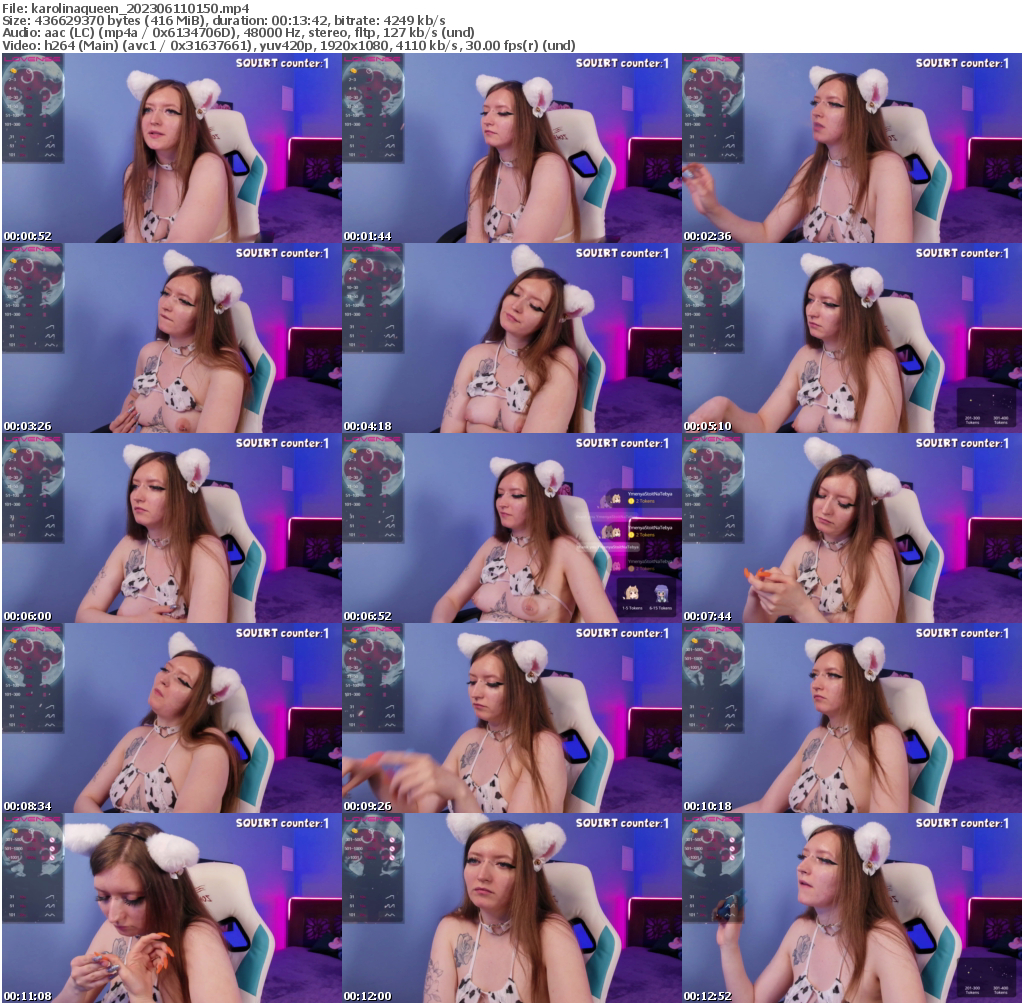 Preview thumb from karolinaqueen on 2023-06-11 @ bongacams