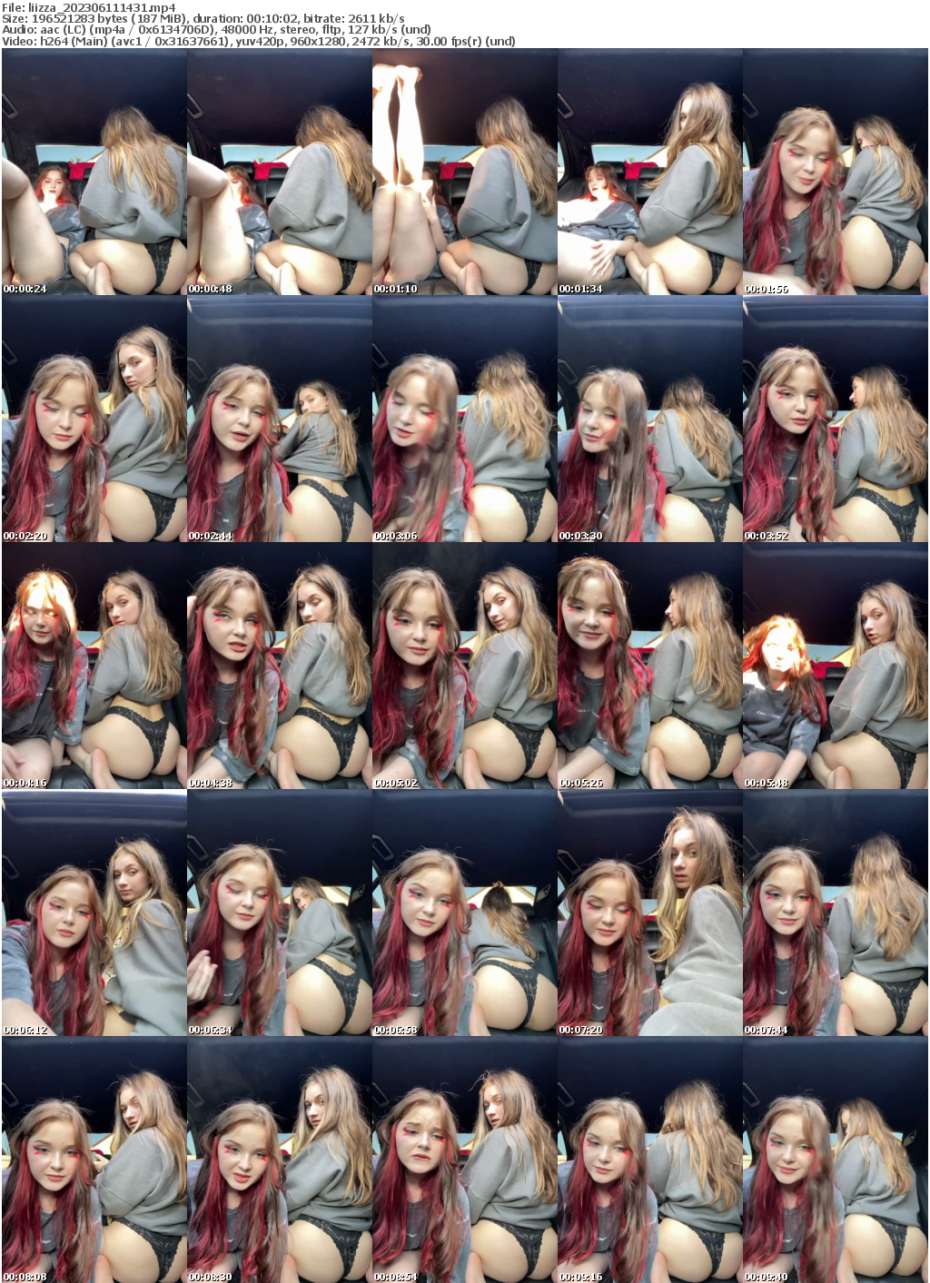 Preview thumb from liizza on 2023-06-11 @ bongacams