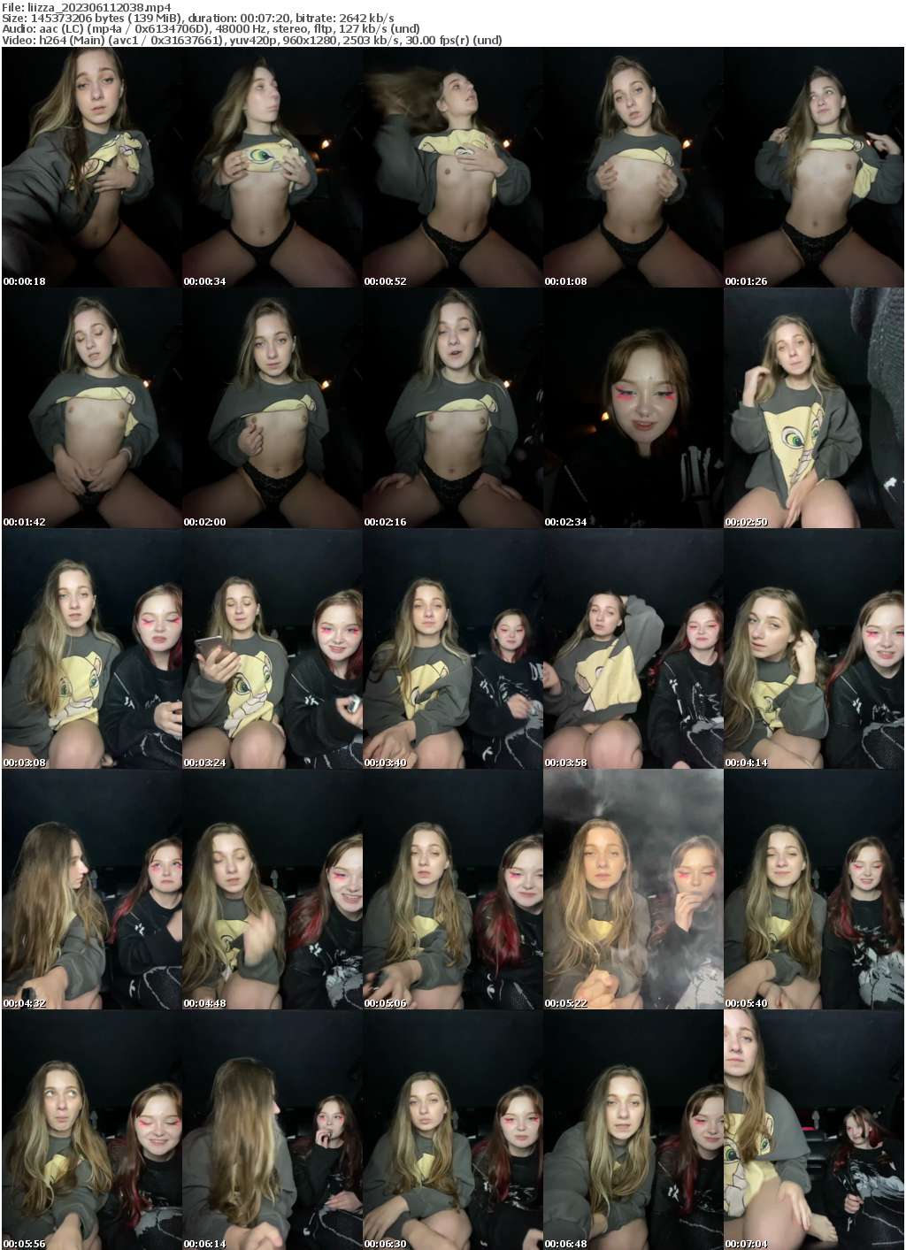 Preview thumb from liizza on 2023-06-11 @ bongacams
