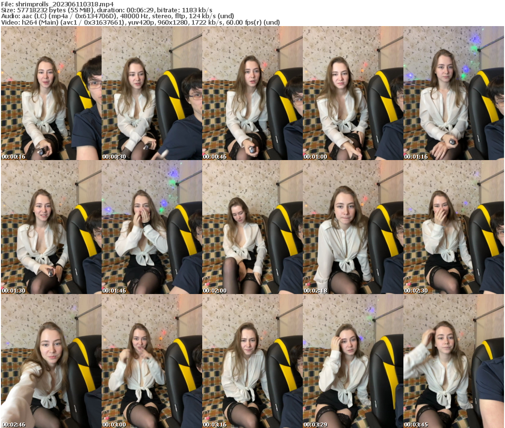 Preview thumb from shrimprolls on 2023-06-11 @ bongacams