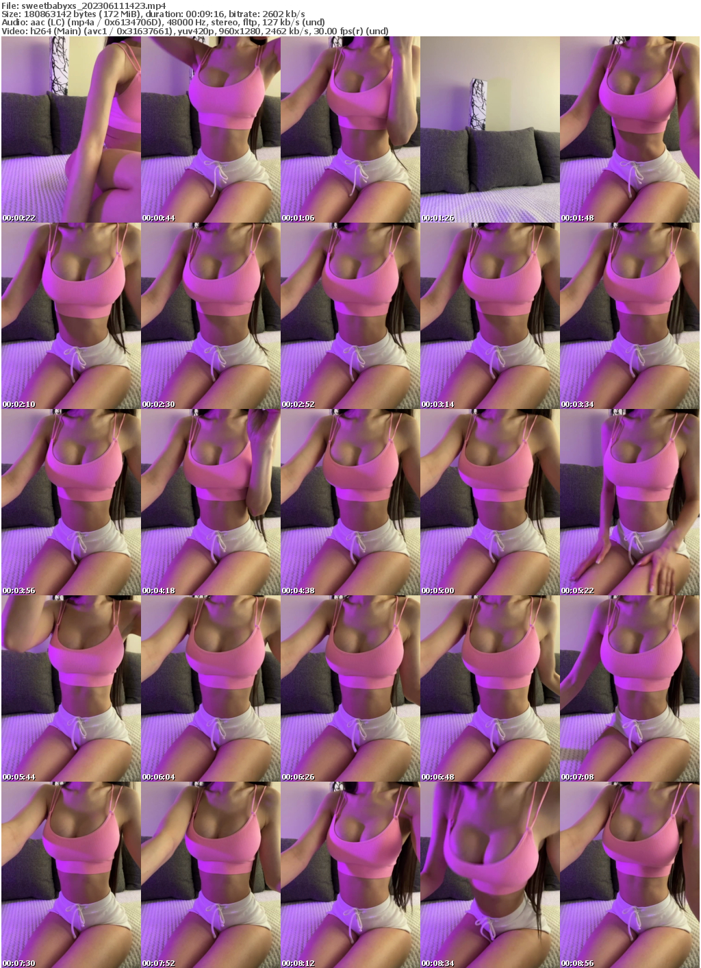 Preview thumb from sweetbabyxs on 2023-06-11 @ bongacams