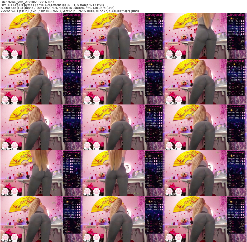 Preview thumb from elena_xxx on 2023-06-13 @ bongacams