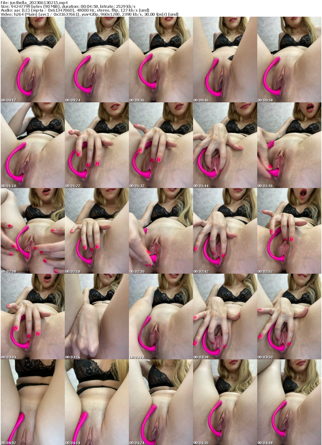 Preview thumb from justbella on 2023-06-13 @ bongacams