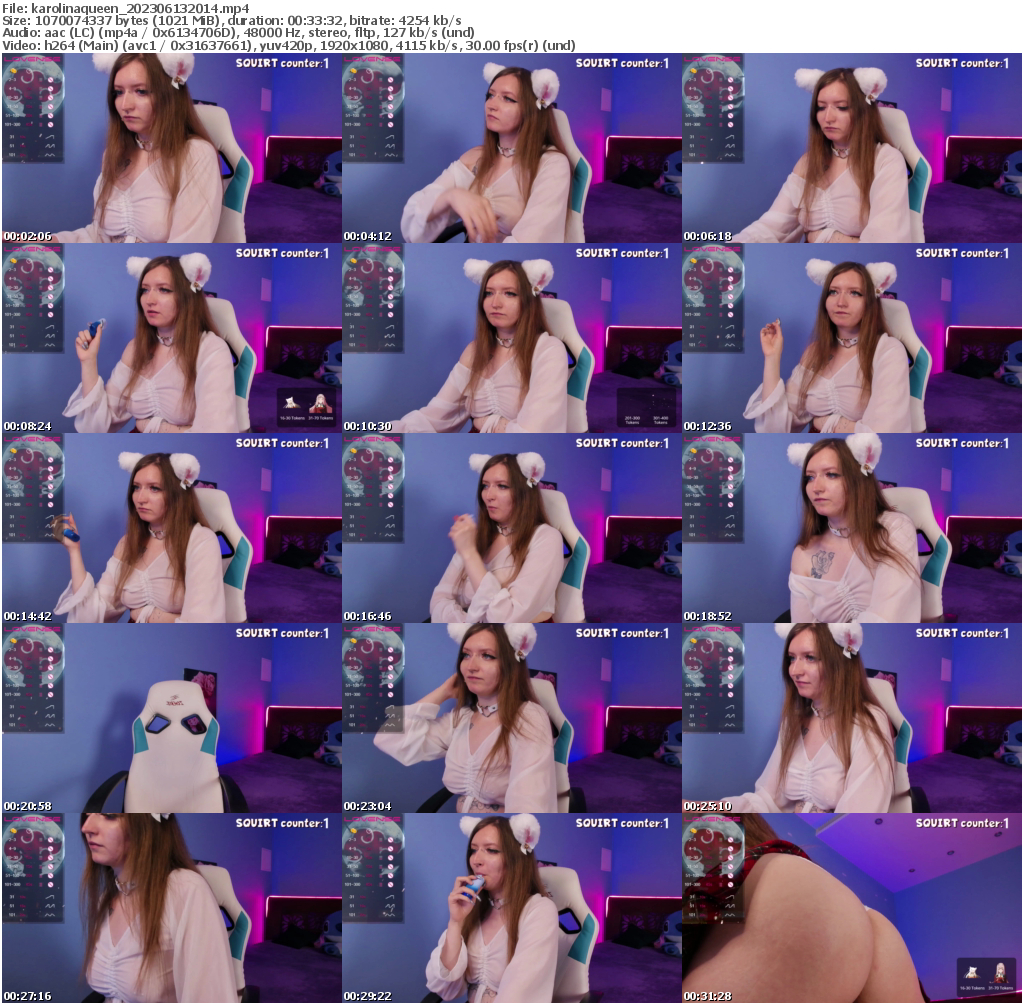 Preview thumb from karolinaqueen on 2023-06-13 @ bongacams