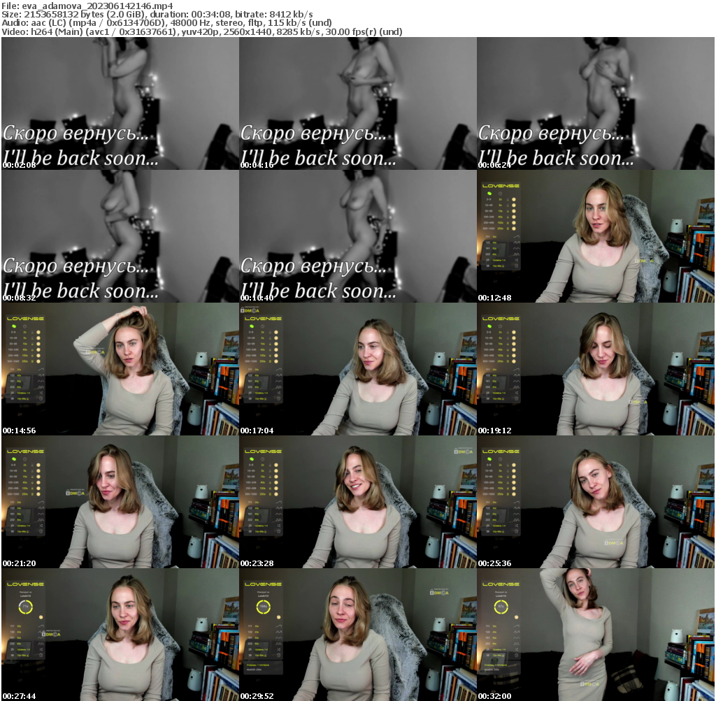 Preview thumb from eva_adamova on 2023-06-14 @ bongacams