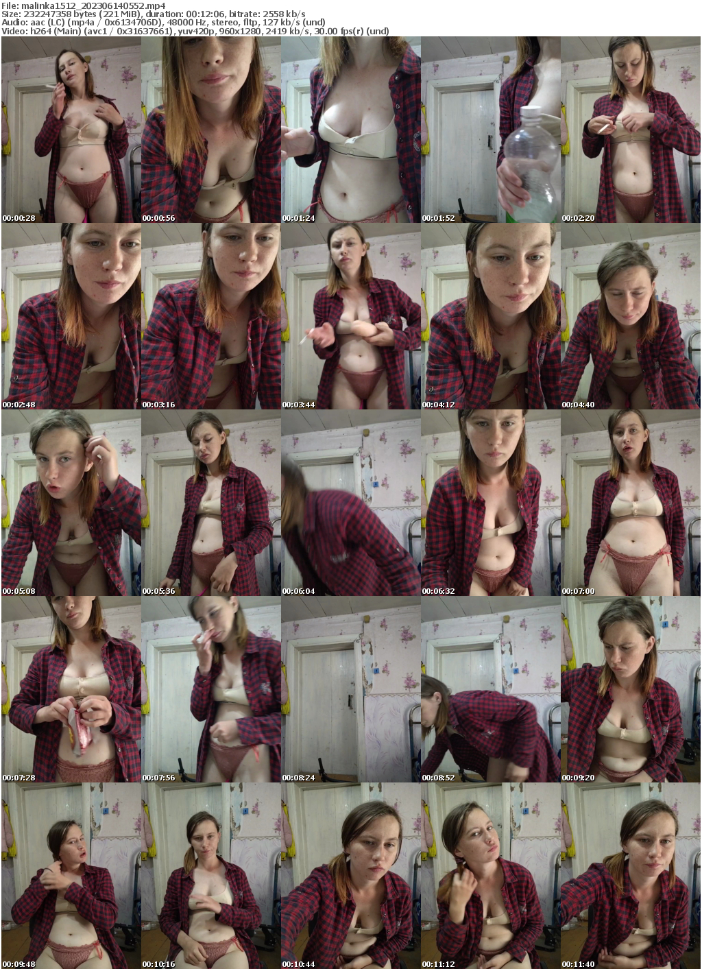 Preview thumb from malinka1512 on 2023-06-14 @ bongacams