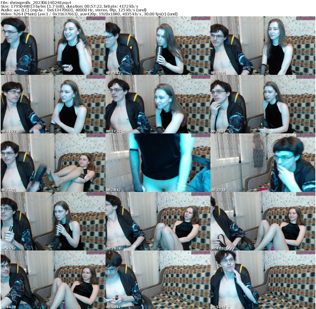 Preview thumb from shrimprolls on 2023-06-14 @ bongacams