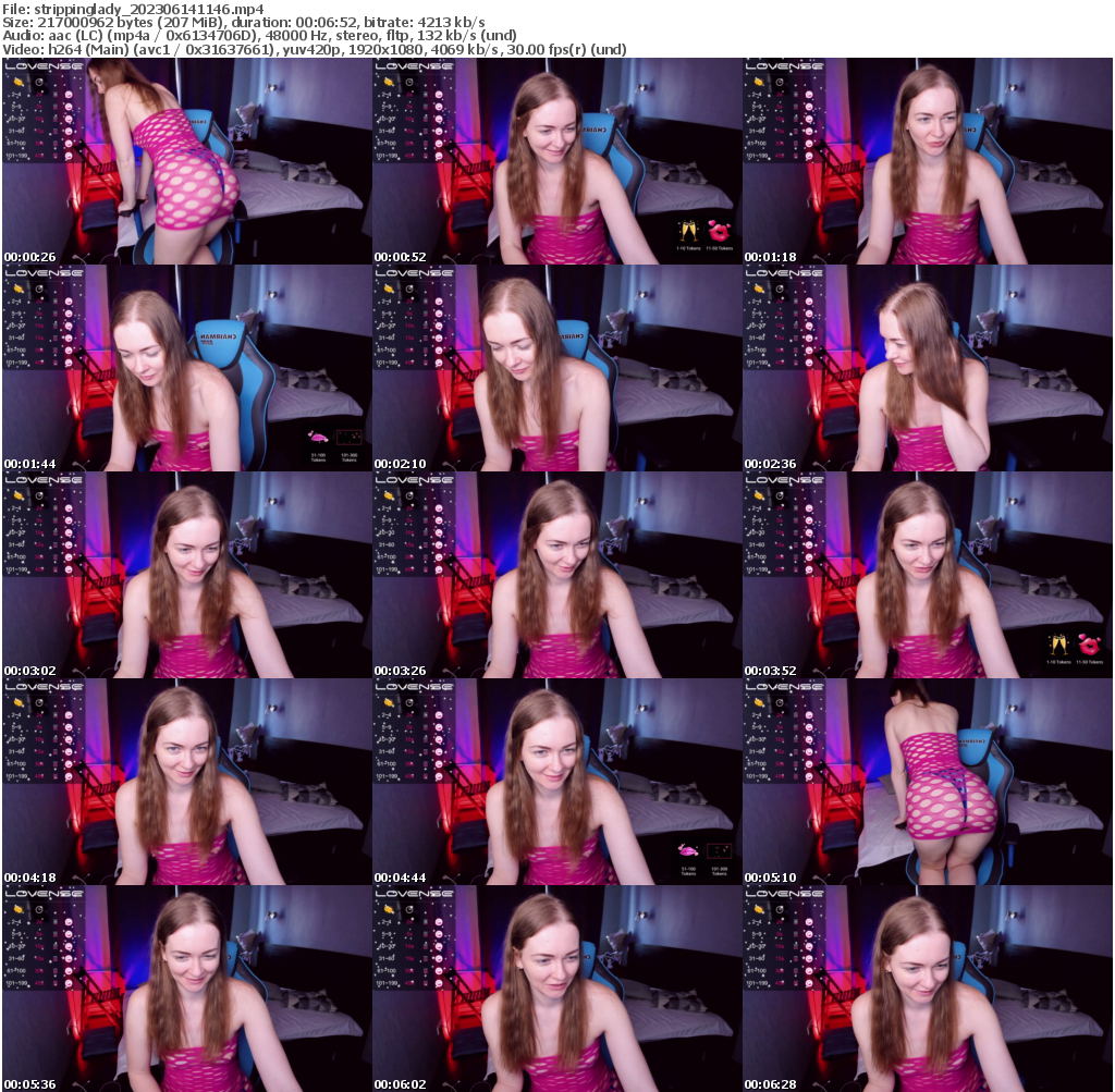 Preview thumb from strippinglady on 2023-06-14 @ bongacams