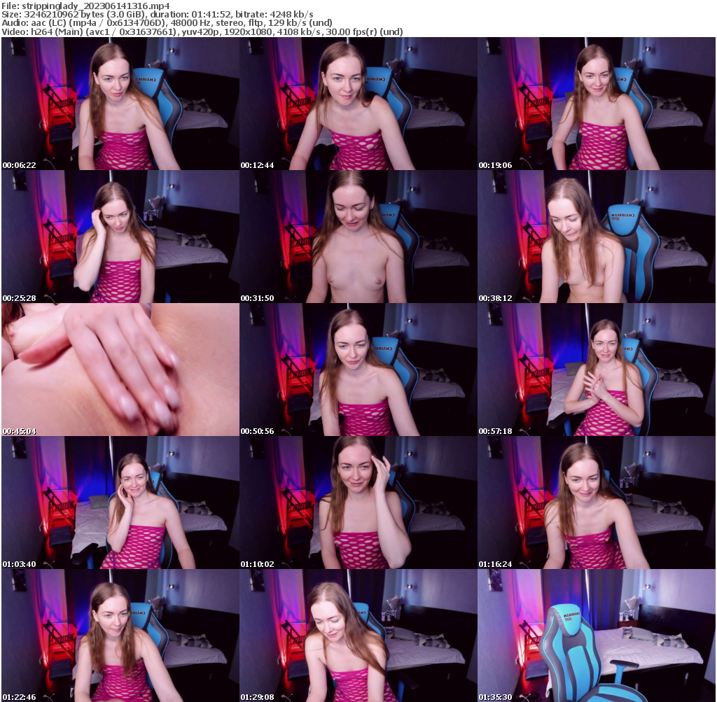 Preview thumb from strippinglady on 2023-06-14 @ bongacams