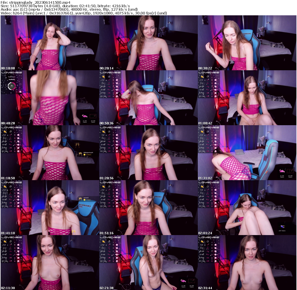 Preview thumb from strippinglady on 2023-06-14 @ bongacams