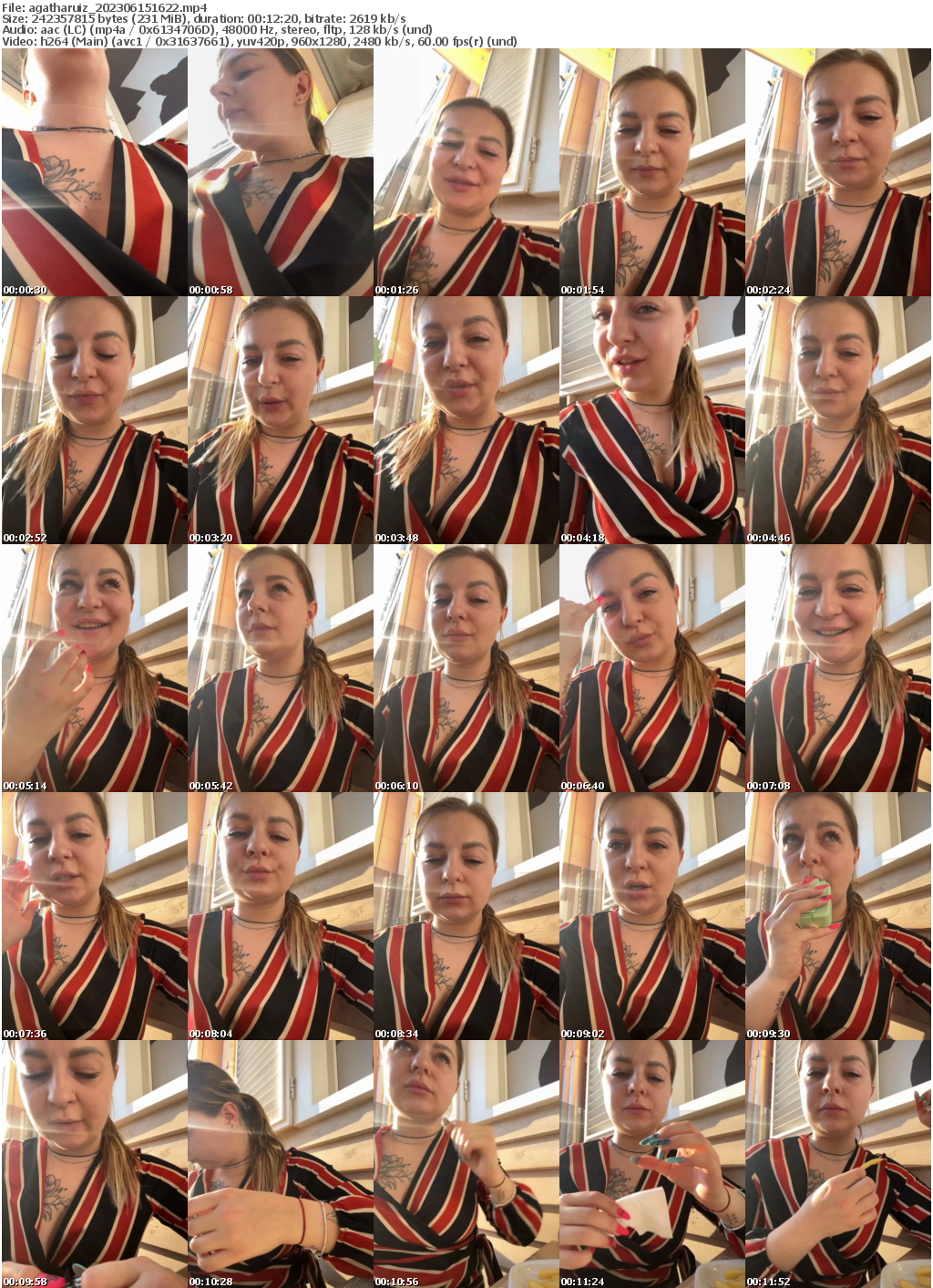 Preview thumb from agatharuiz on 2023-06-15 @ bongacams