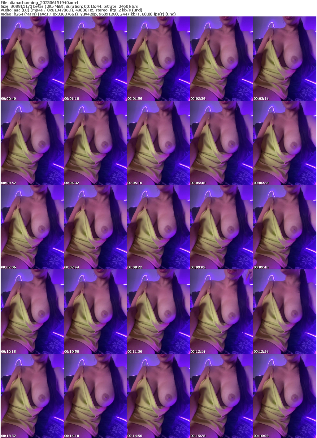 Preview thumb from dianacharming on 2023-06-15 @ bongacams