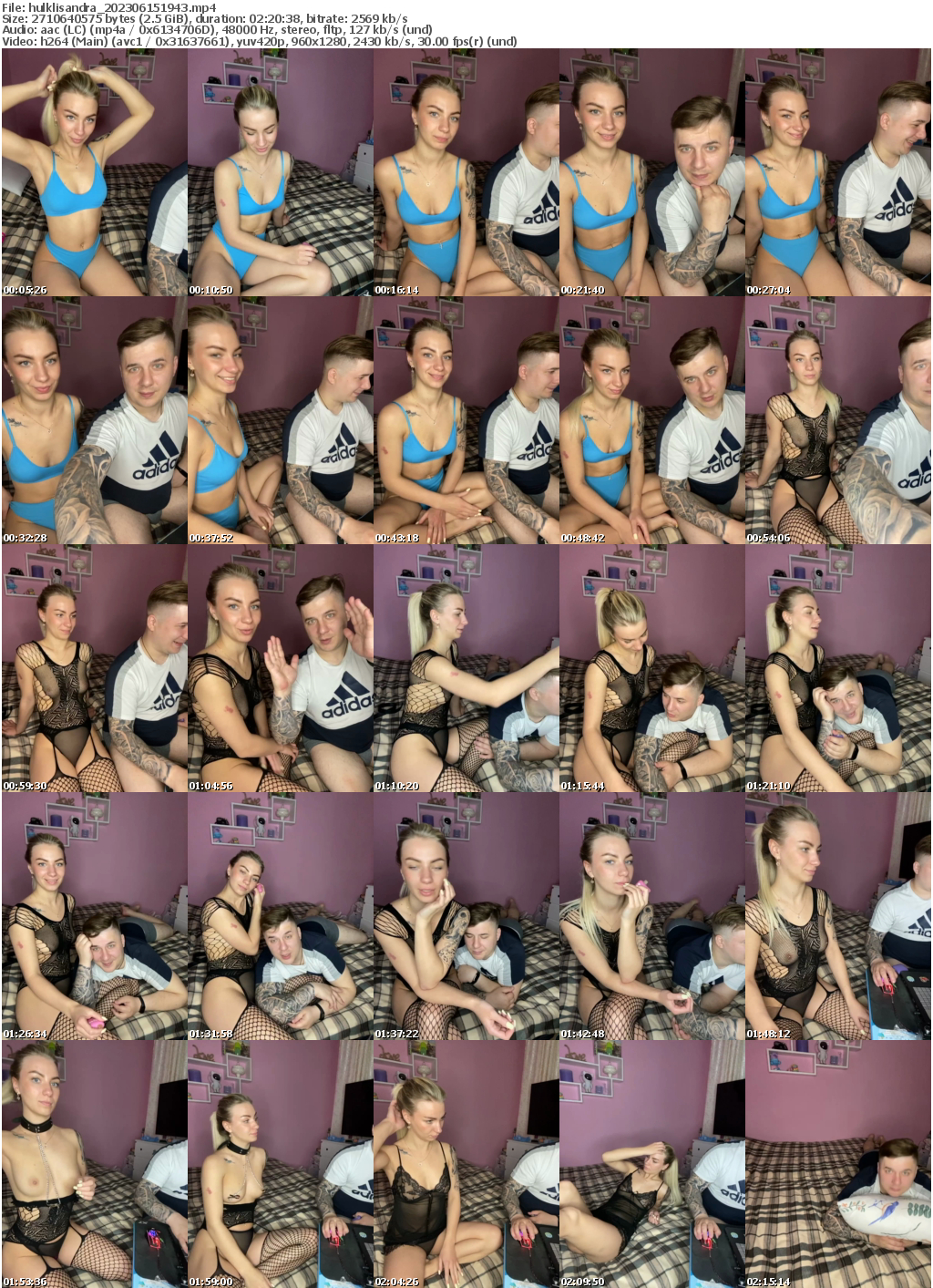 Preview thumb from hulklisandra on 2023-06-15 @ bongacams