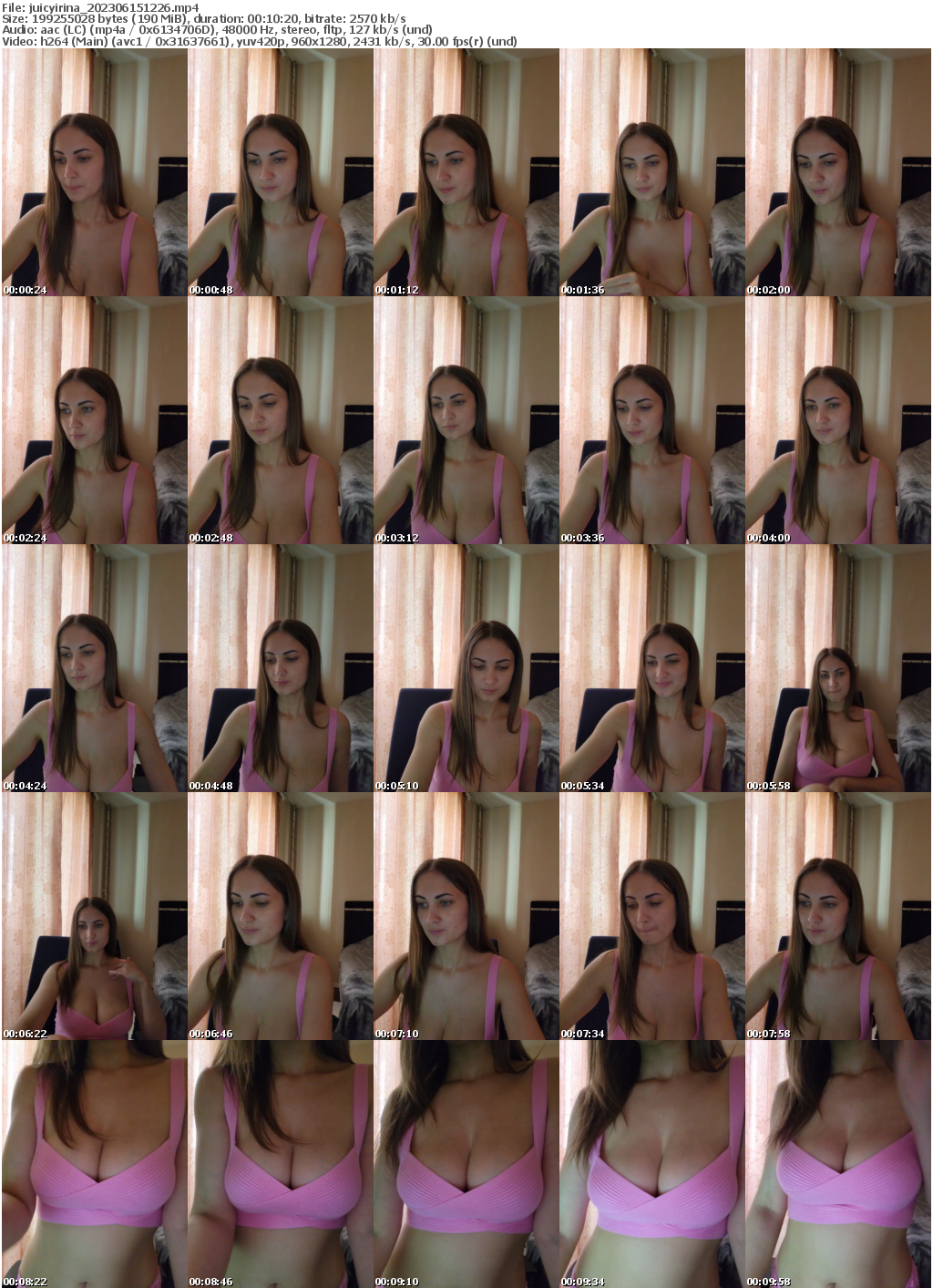 Preview thumb from juicyirina on 2023-06-15 @ bongacams