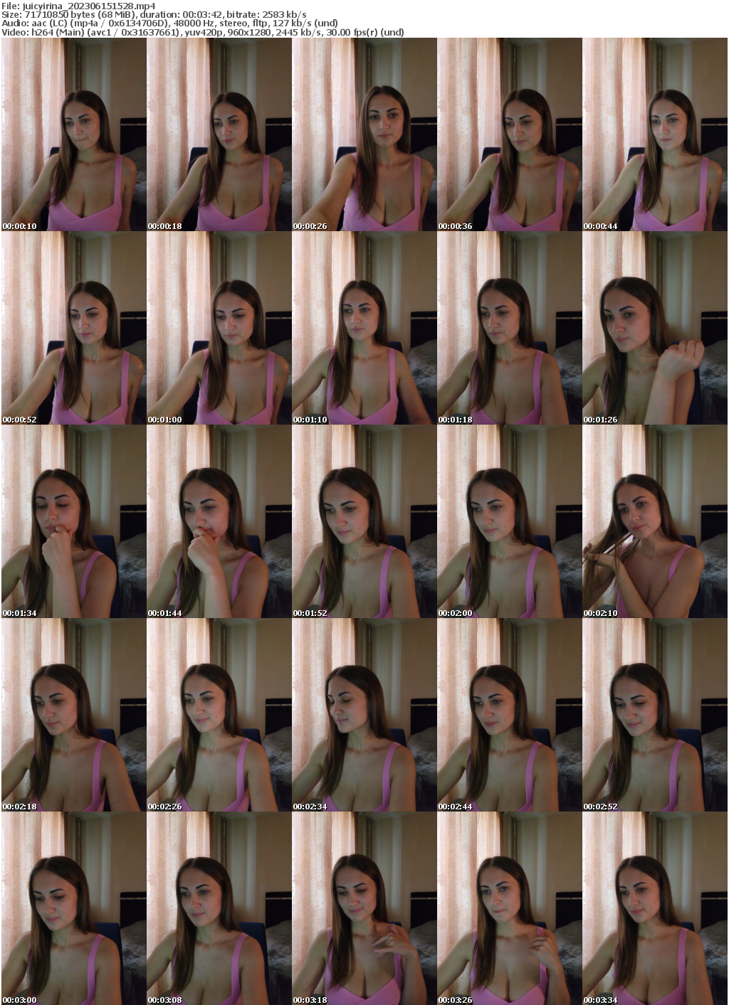 Preview thumb from juicyirina on 2023-06-15 @ bongacams