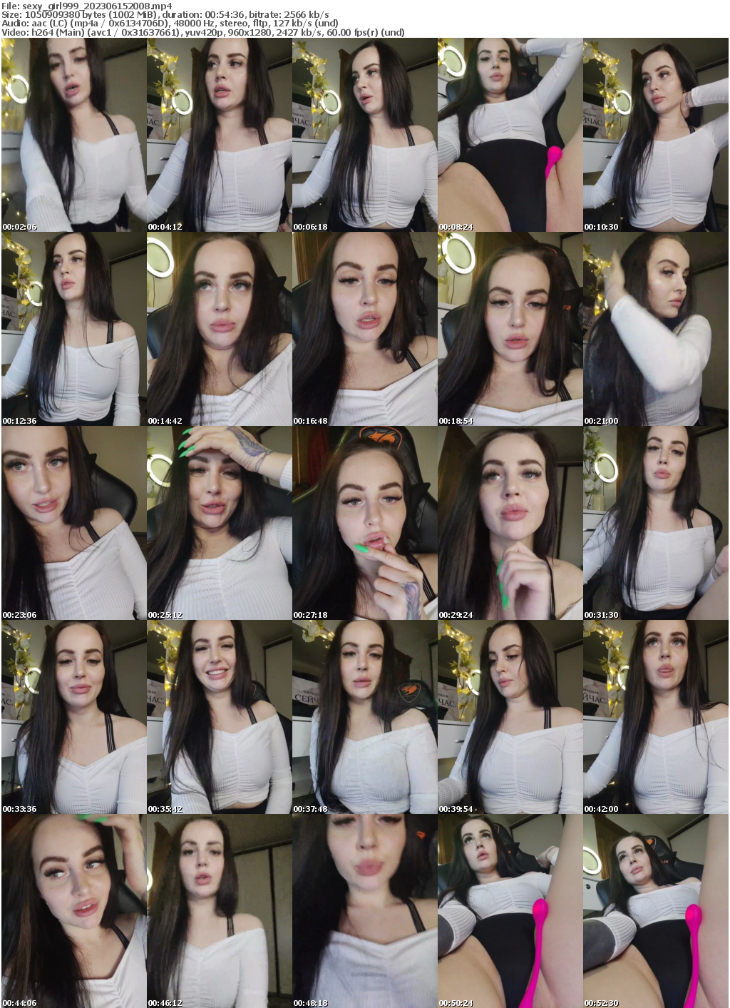 Preview thumb from sexy_girl999 on 2023-06-15 @ bongacams