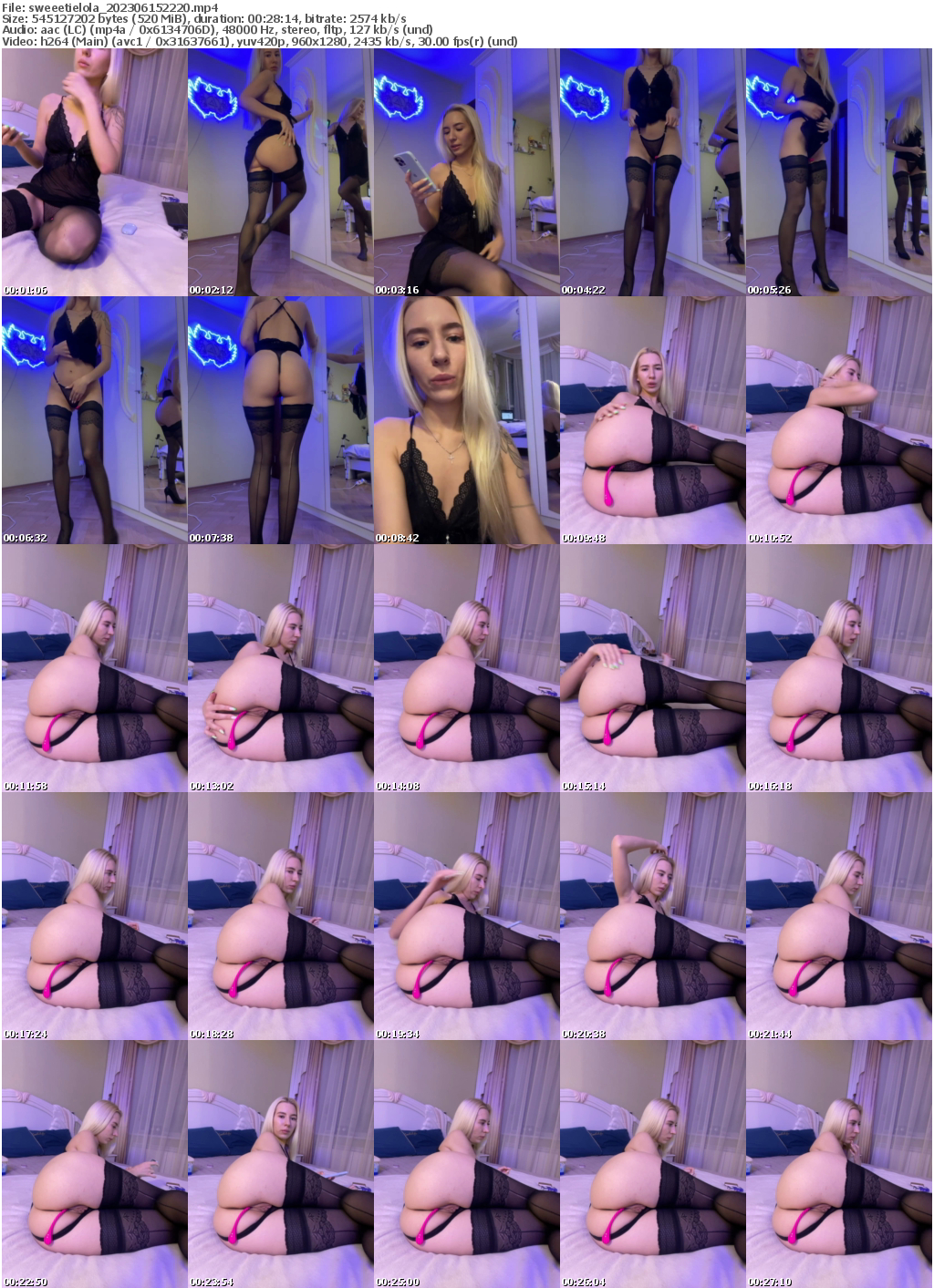 Preview thumb from sweeetielola on 2023-06-15 @ bongacams
