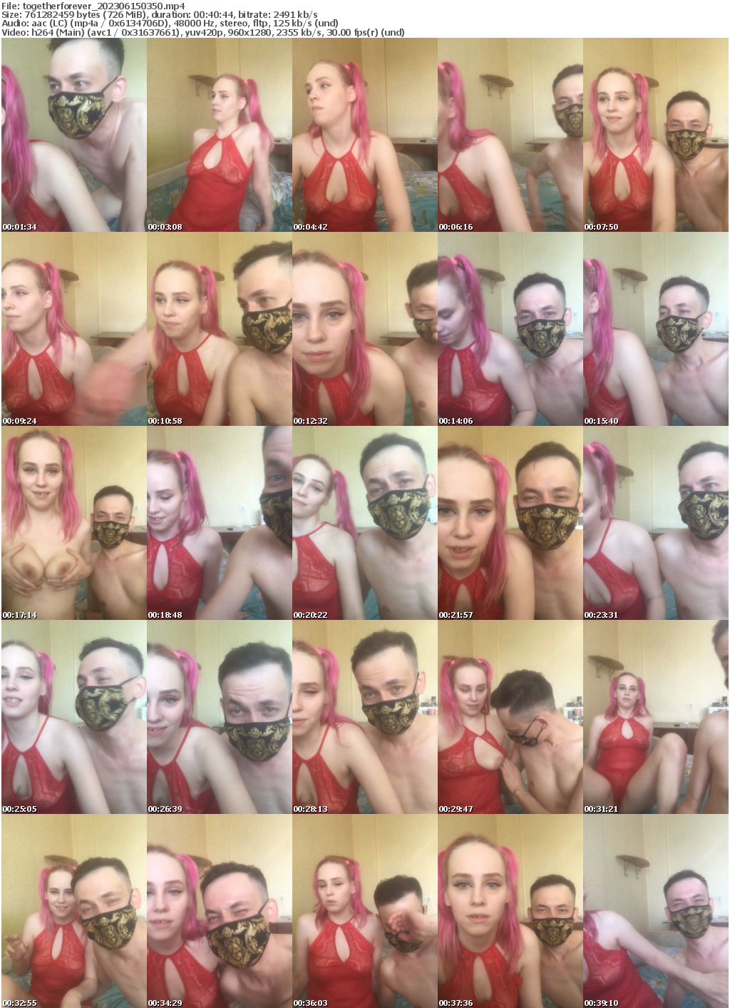 Preview thumb from togetherforever on 2023-06-15 @ bongacams