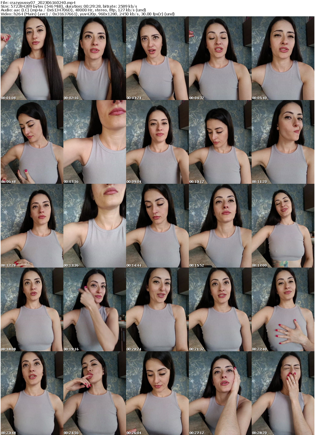 Preview thumb from crazypussy07 on 2023-06-16 @ bongacams