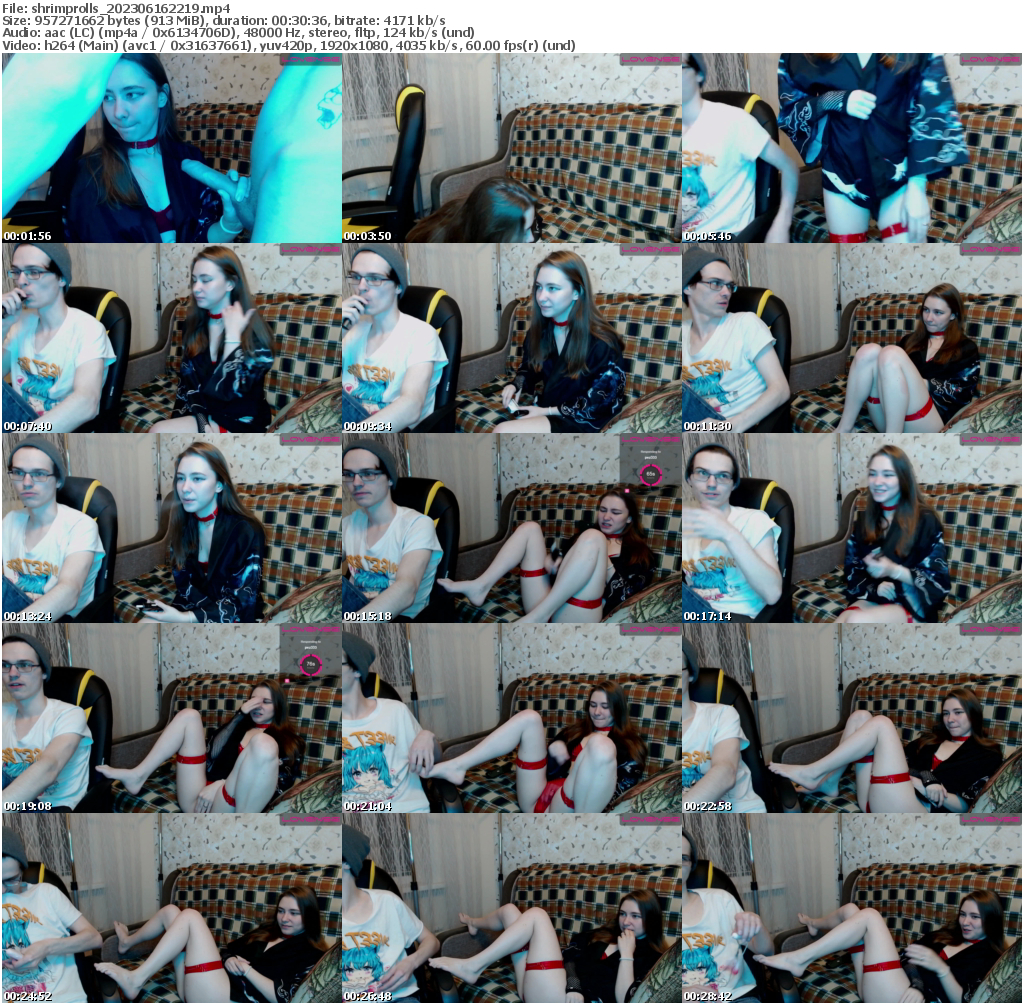 Preview thumb from shrimprolls on 2023-06-16 @ bongacams