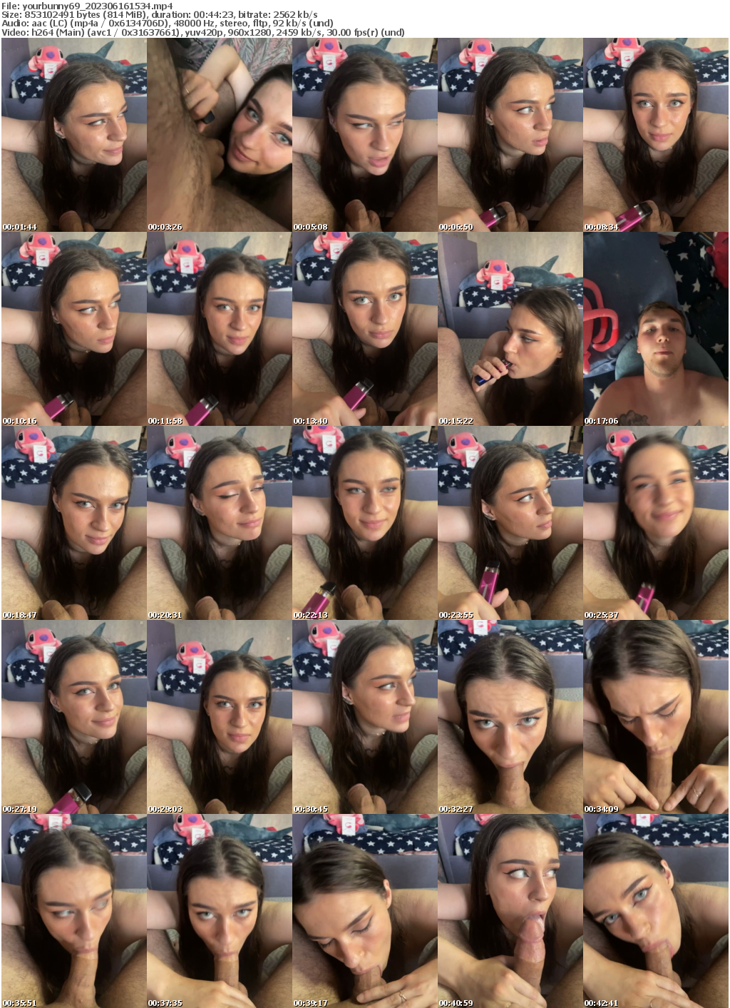 Preview thumb from yourbunny69 on 2023-06-16 @ bongacams