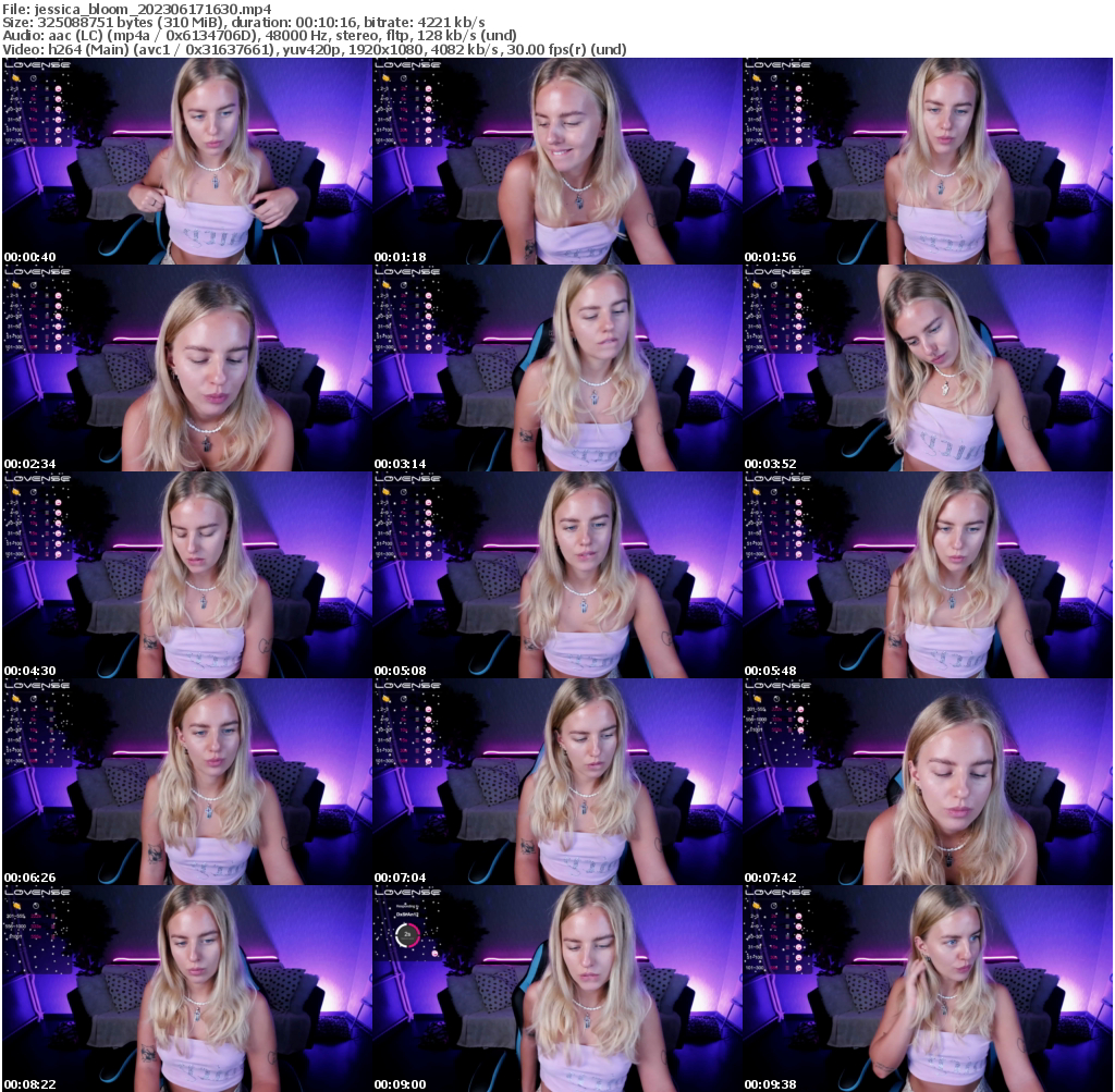 Preview thumb from jessica_bloom on 2023-06-17 @ bongacams