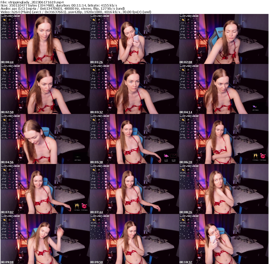 Preview thumb from strippinglady on 2023-06-17 @ bongacams