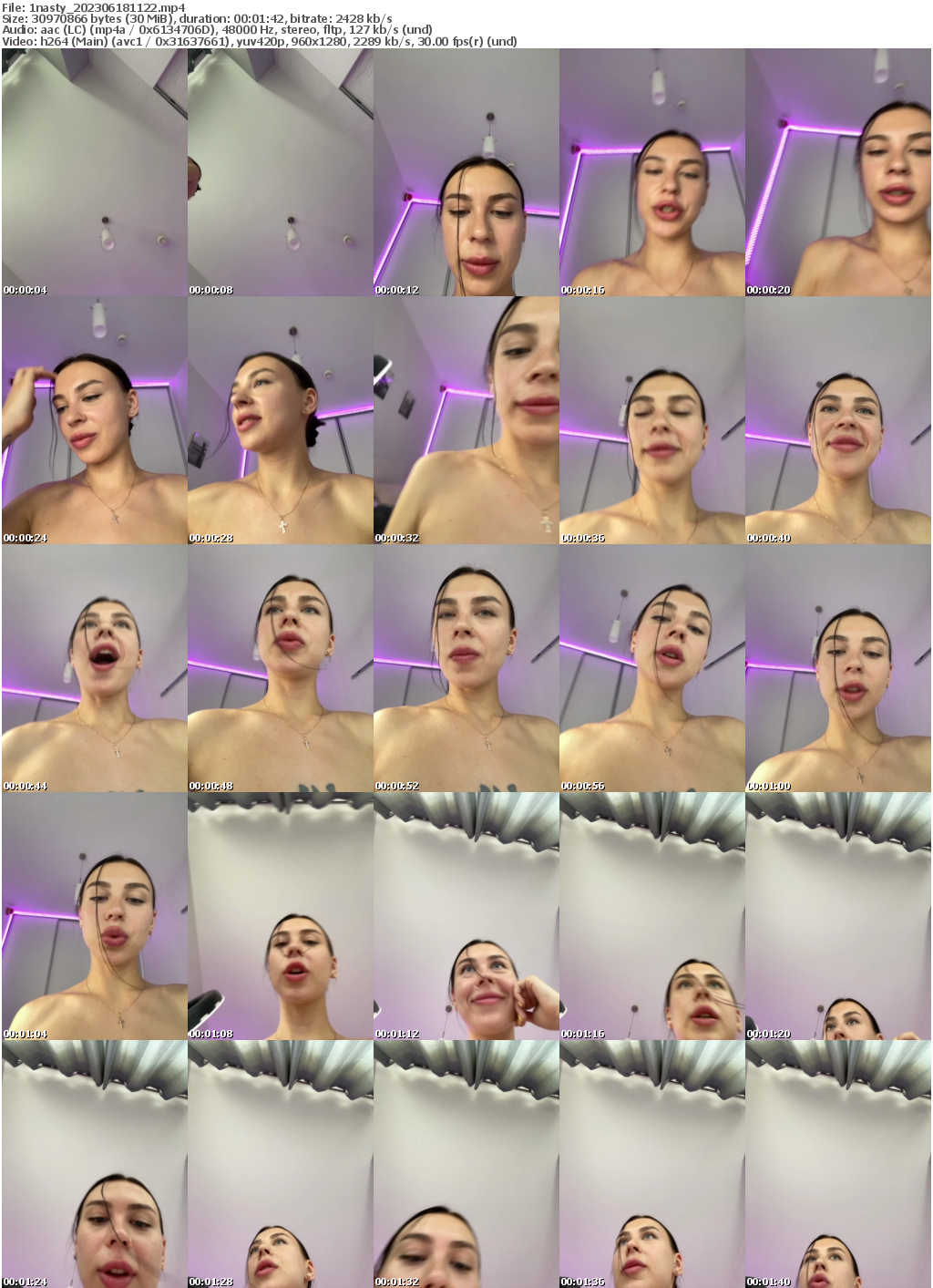 Preview thumb from 1nasty on 2023-06-18 @ bongacams