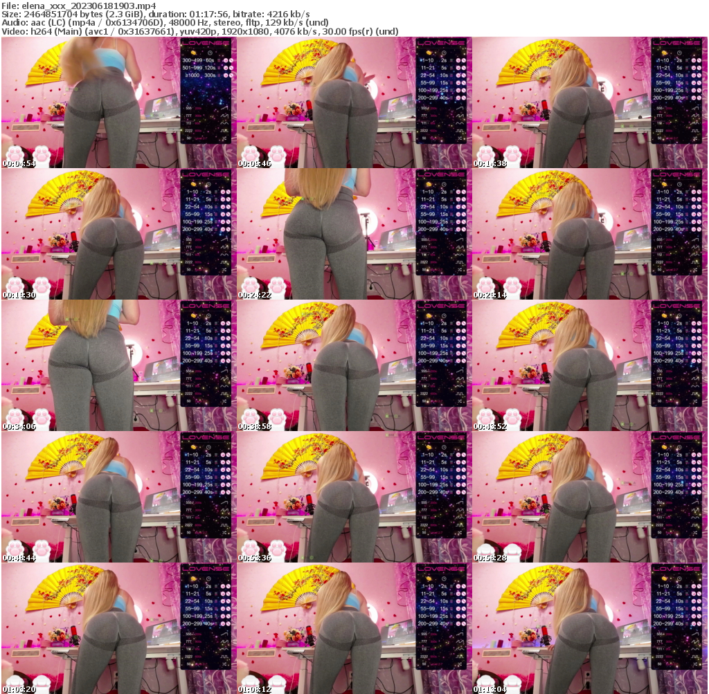 Preview thumb from elena_xxx on 2023-06-18 @ bongacams