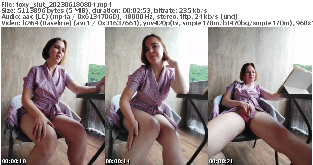 Preview thumb from foxy_slut on 2023-06-18 @ bongacams