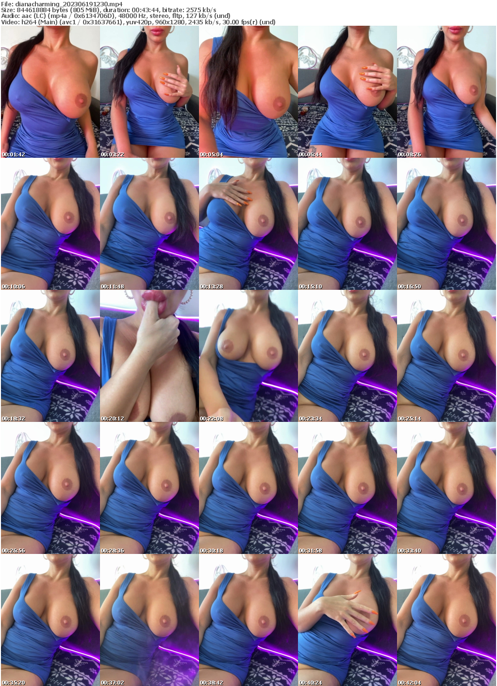 Preview thumb from dianacharming on 2023-06-19 @ bongacams