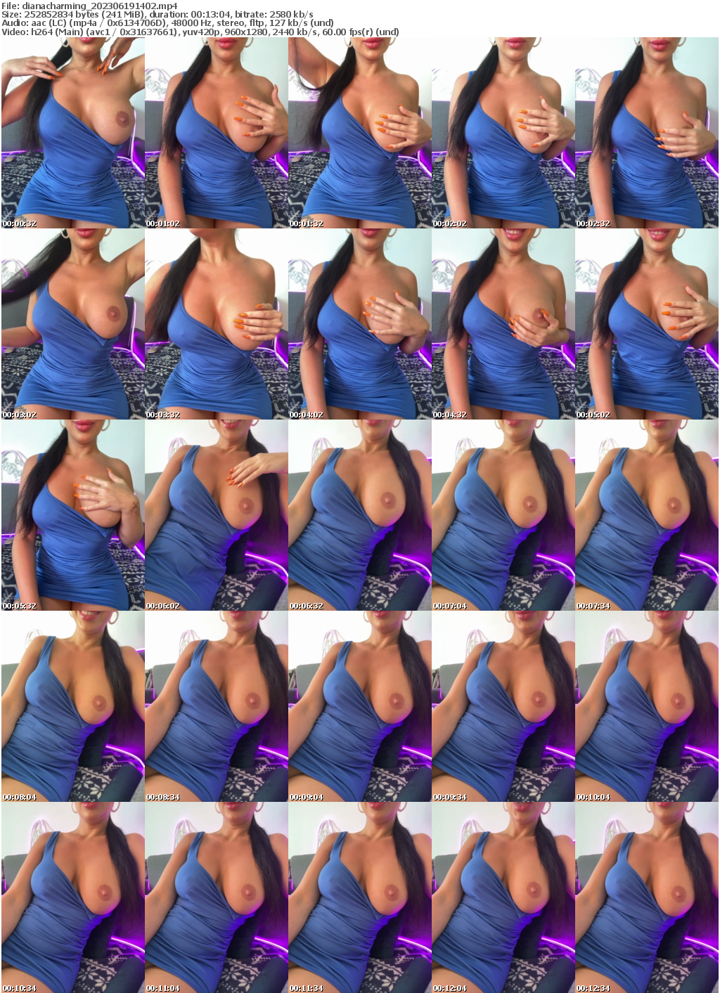 Preview thumb from dianacharming on 2023-06-19 @ bongacams