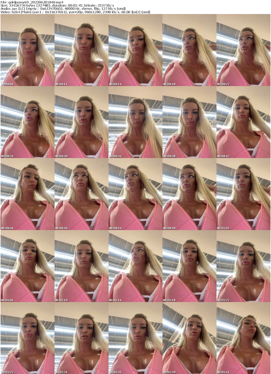 Preview thumb from goldpussy69 on 2023-06-20 @ bongacams