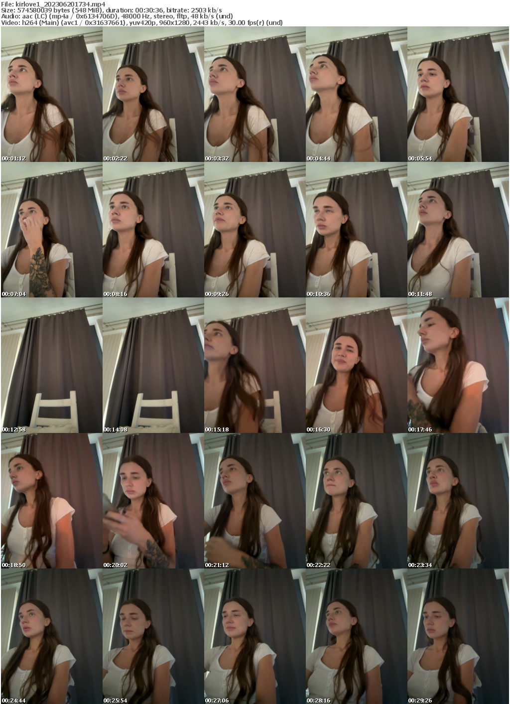 Preview thumb from kirlove1 on 2023-06-20 @ bongacams