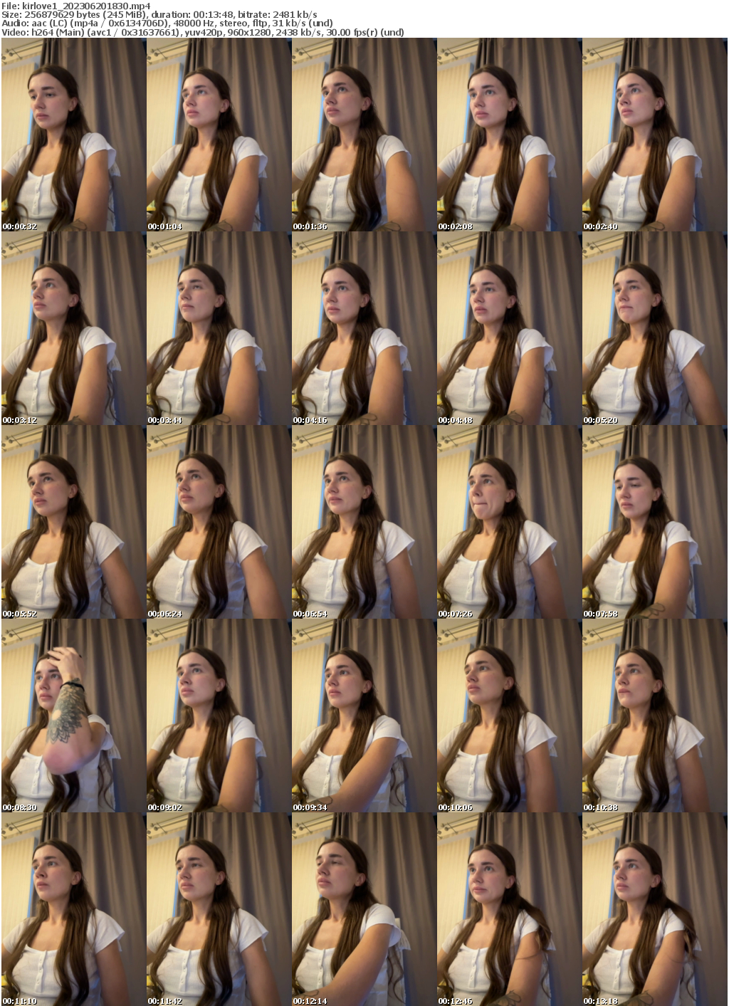 Preview thumb from kirlove1 on 2023-06-20 @ bongacams