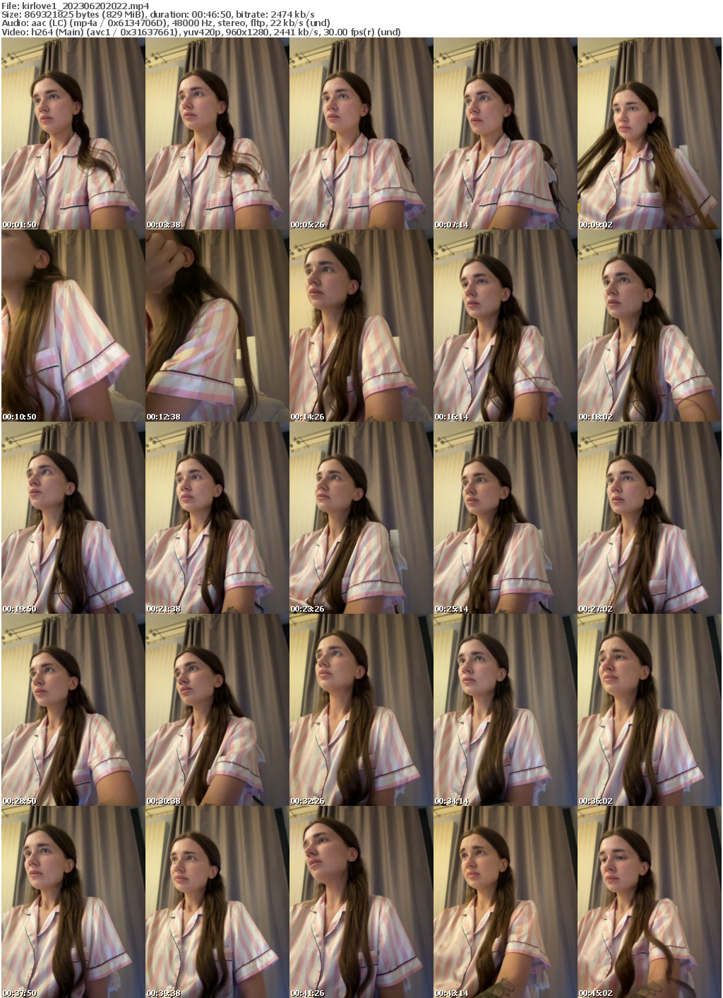 Preview thumb from kirlove1 on 2023-06-20 @ bongacams