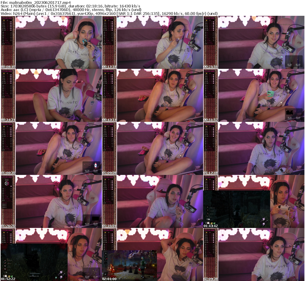 Preview thumb from malinabo0m on 2023-06-20 @ bongacams