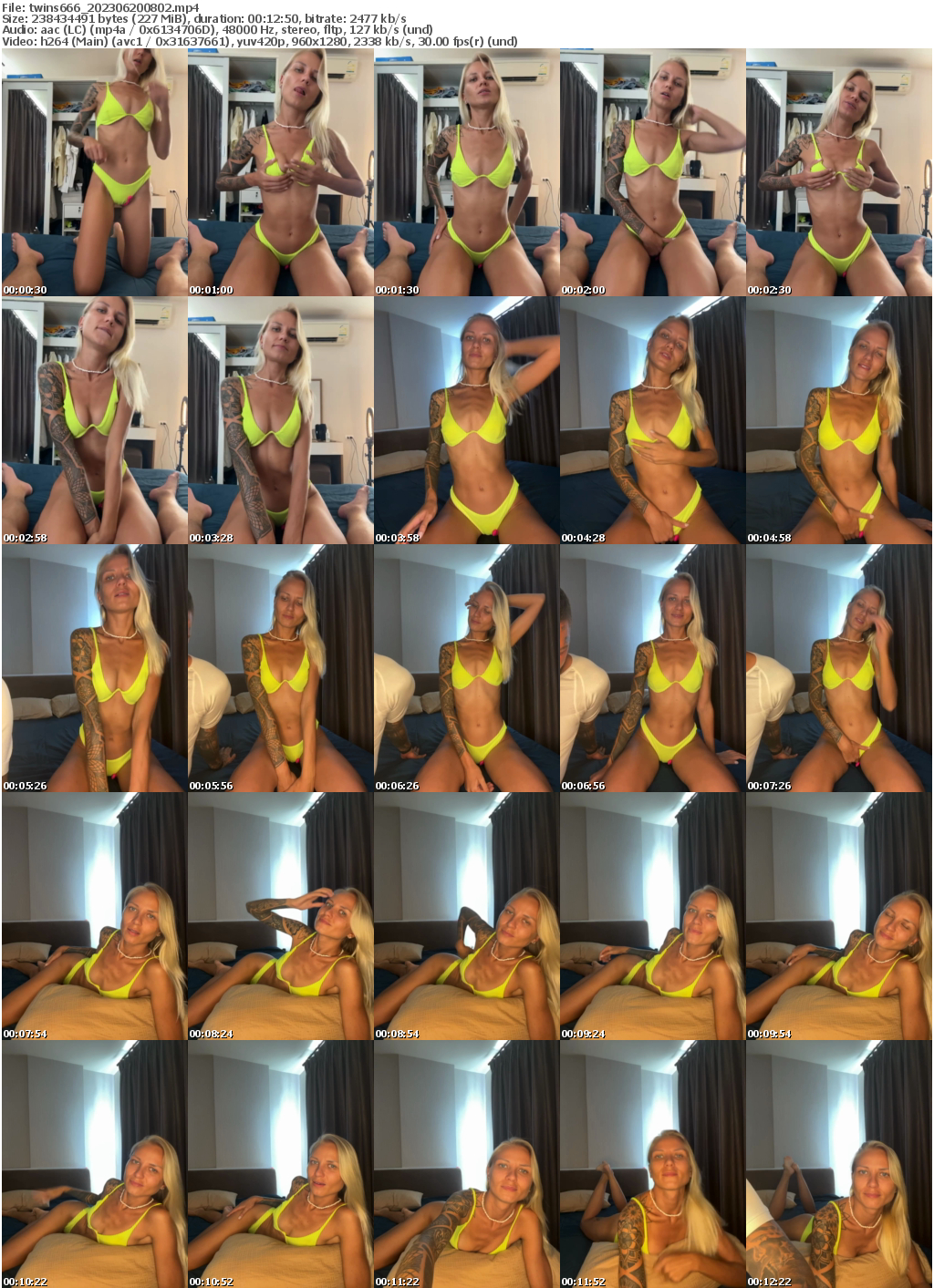 Preview thumb from twins666 on 2023-06-20 @ bongacams