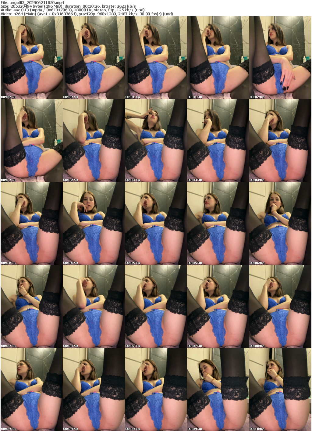 Preview thumb from angelll3 on 2023-06-21 @ bongacams