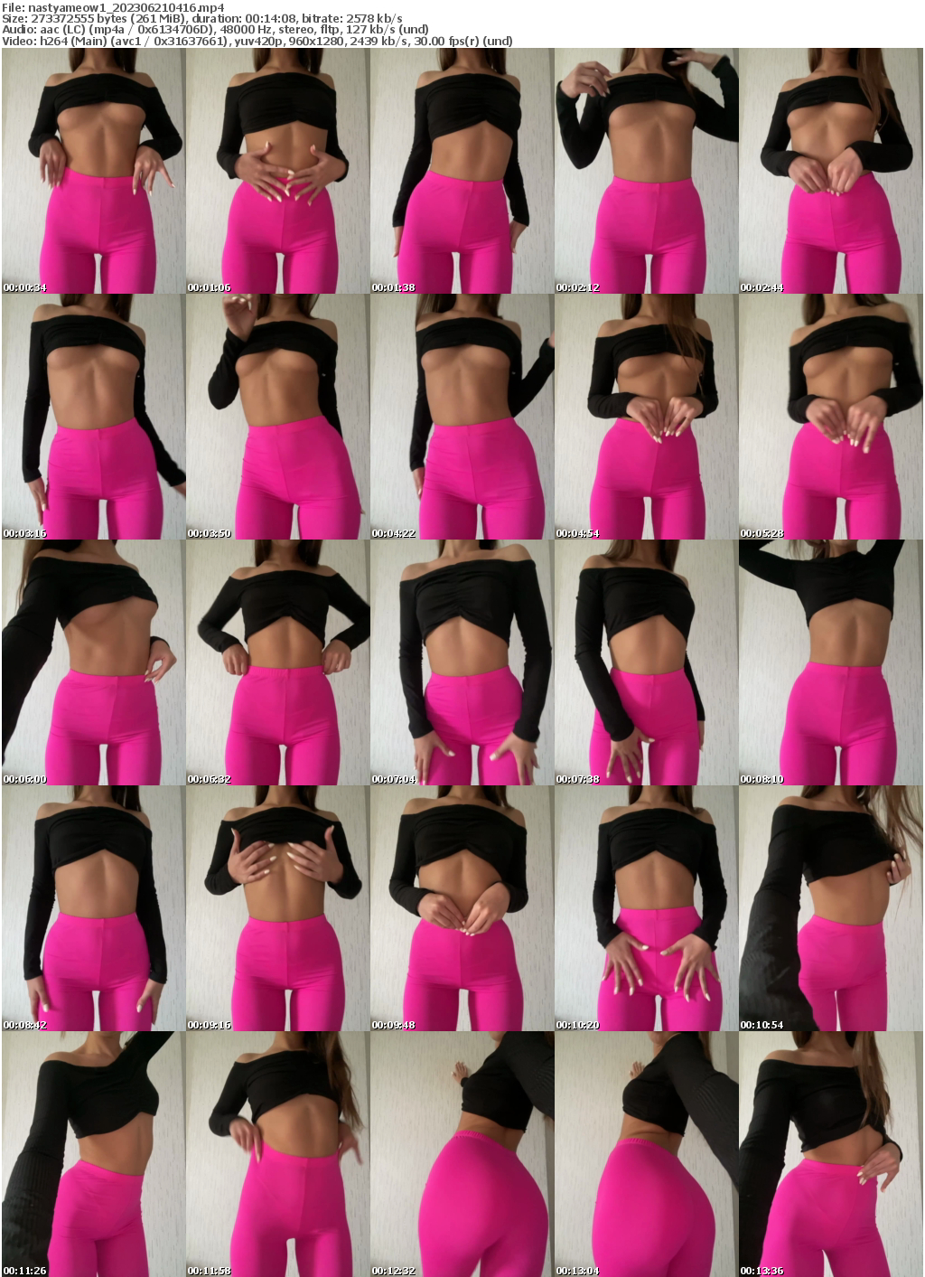 Preview thumb from nastyameow1 on 2023-06-21 @ bongacams