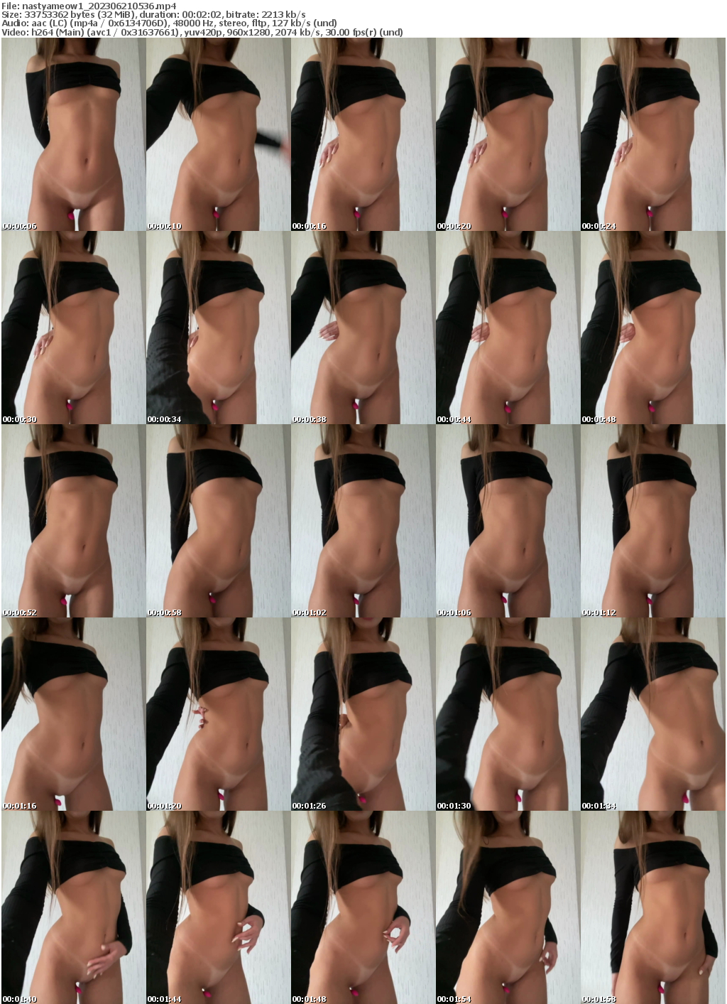 Preview thumb from nastyameow1 on 2023-06-21 @ bongacams