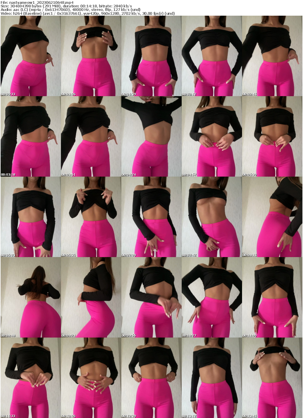 Preview thumb from nastyameow1 on 2023-06-21 @ bongacams