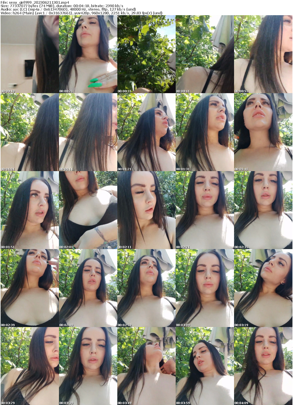 Preview thumb from sexy_girl999 on 2023-06-21 @ bongacams