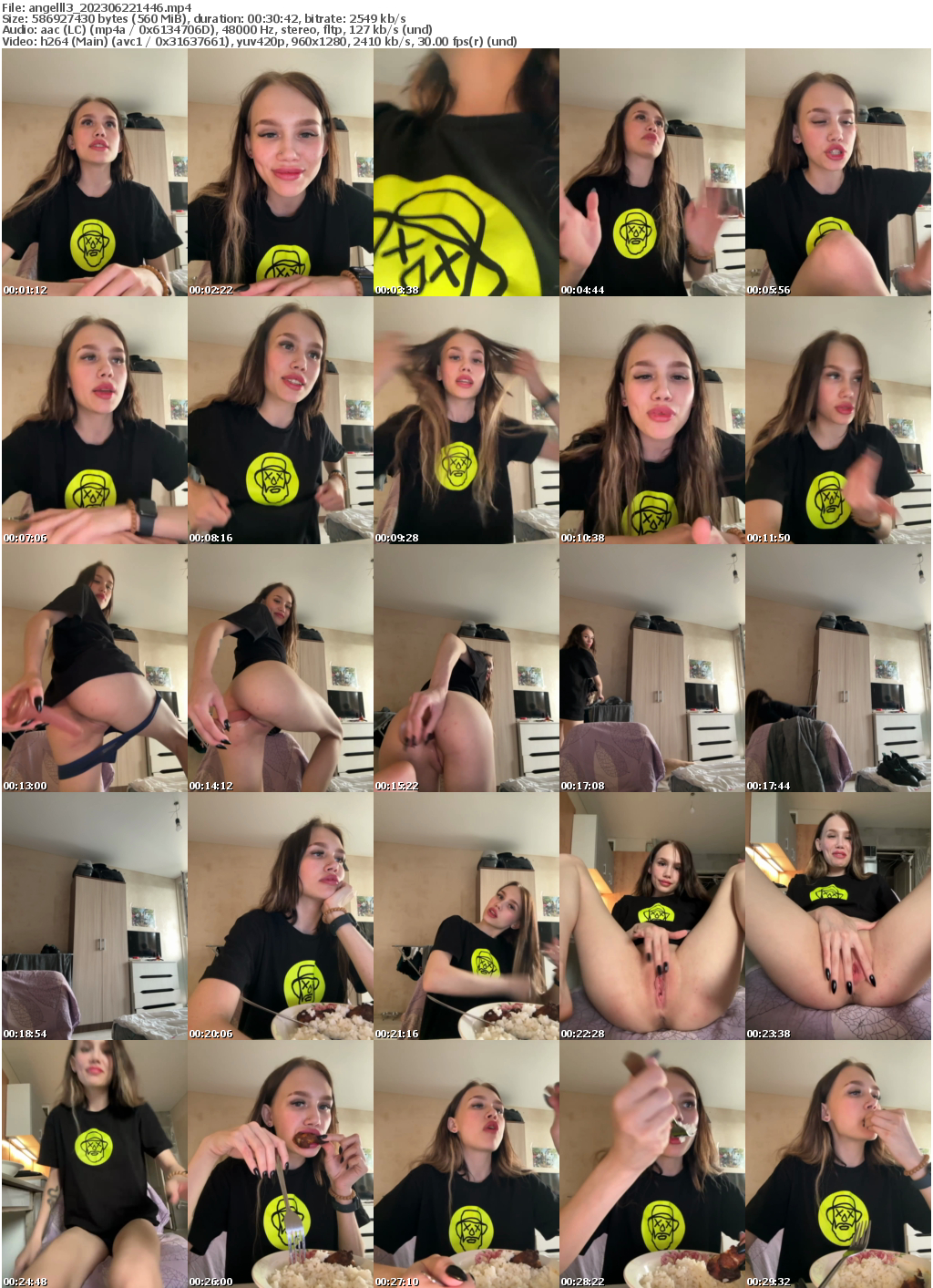 Preview thumb from angelll3 on 2023-06-22 @ bongacams