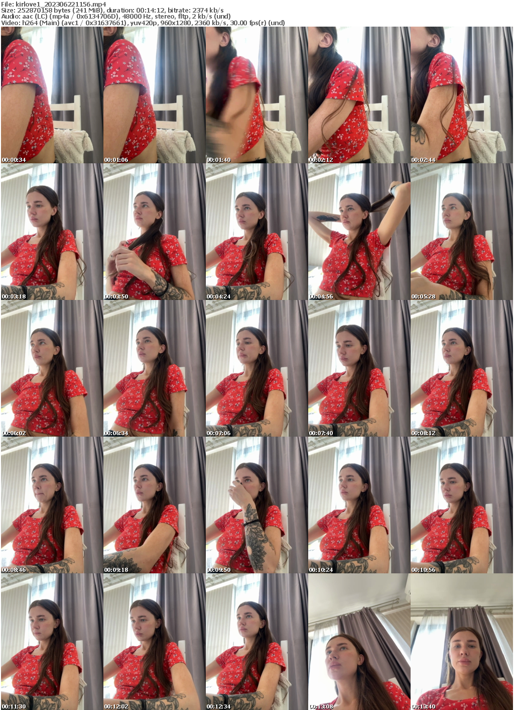 Preview thumb from kirlove1 on 2023-06-22 @ bongacams