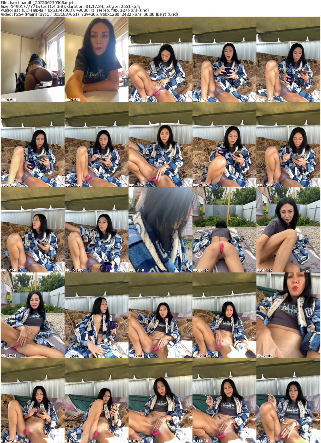 Preview thumb from karolinamilf on 2023-06-23 @ bongacams