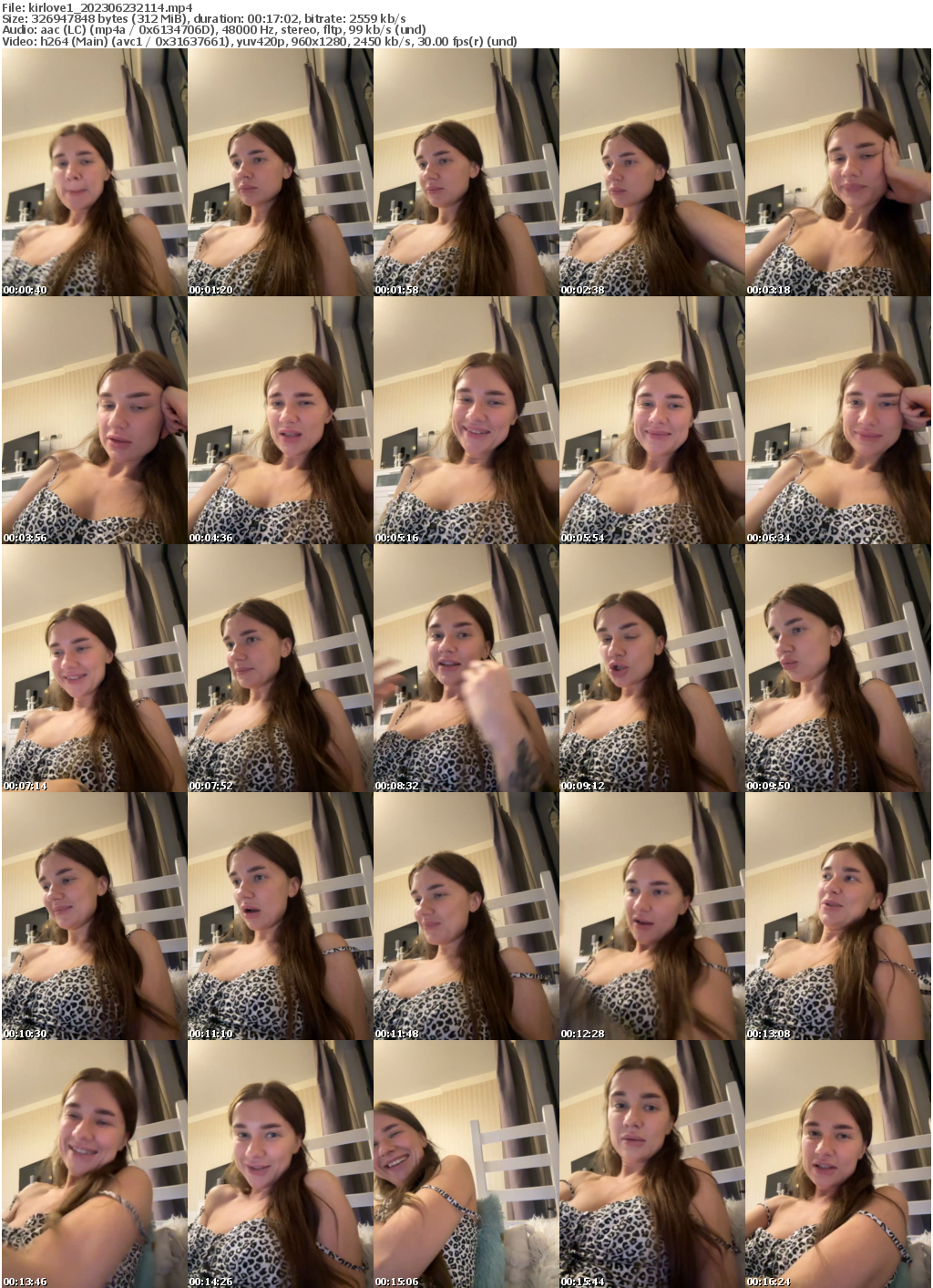 Preview thumb from kirlove1 on 2023-06-23 @ bongacams