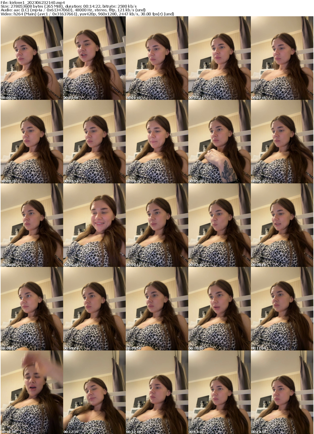 Preview thumb from kirlove1 on 2023-06-23 @ bongacams