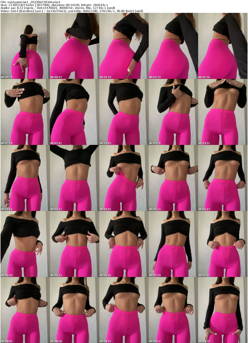 Preview thumb from nastyameow1 on 2023-06-23 @ bongacams